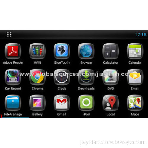 Two-DIN Car Multimedia DVD Player for Honda Civic 2012, Supports BT/GPS/iPod/Wi-Fi/3G